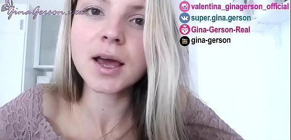  Gina Gerson , homevideo, interview, for fans, answer questions part 3, pornstar